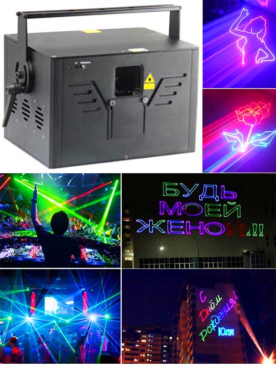 Профессиональная проекционная реклама AH150RGB Pro Max