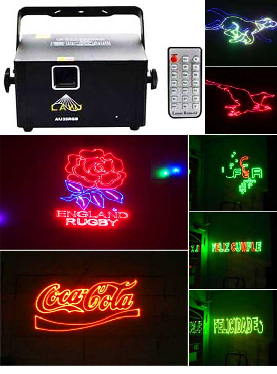 Профессиональная проекционная реклама LAYU AU35RGB Pro Max